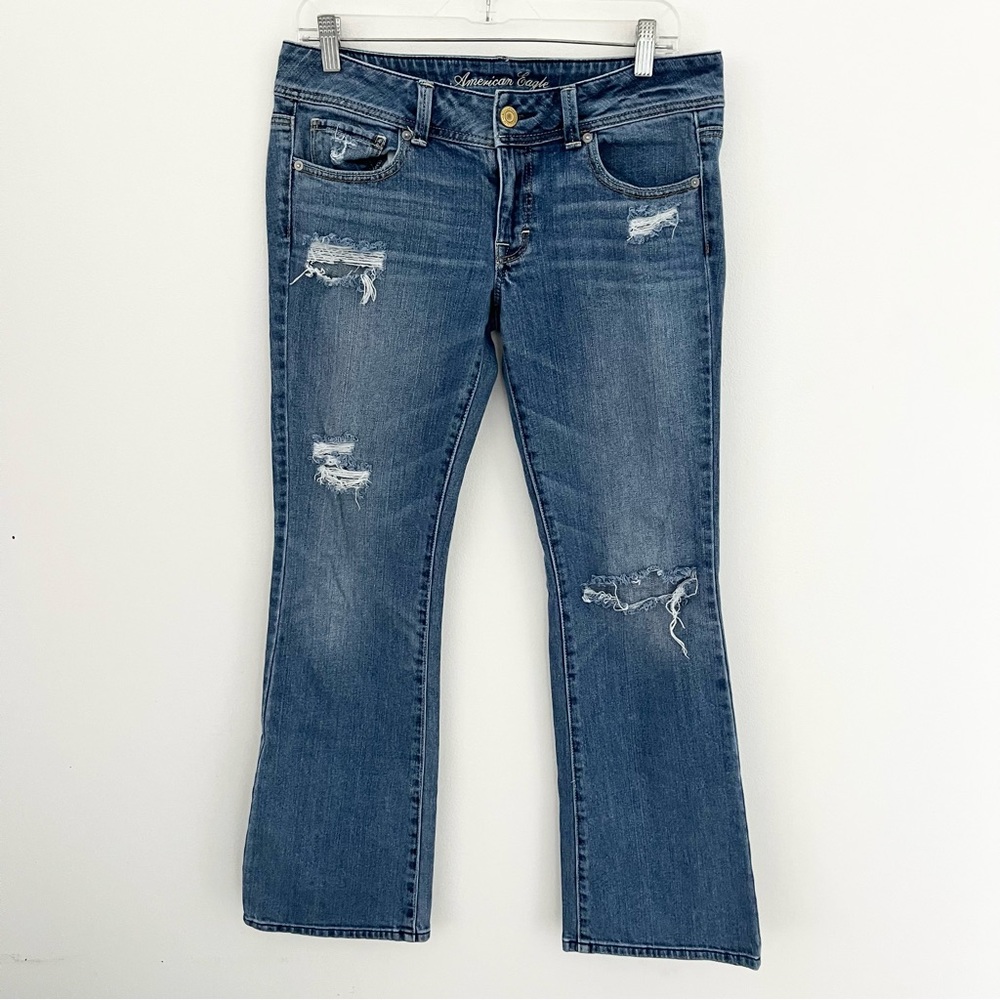 American Eagle Original Boot Low/mid Rise Jeans Size 8